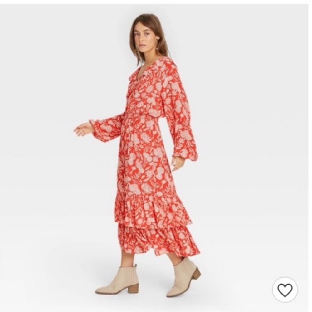 NWT Universal Thread Balloon Ruffle
Collar Dress … - image 2